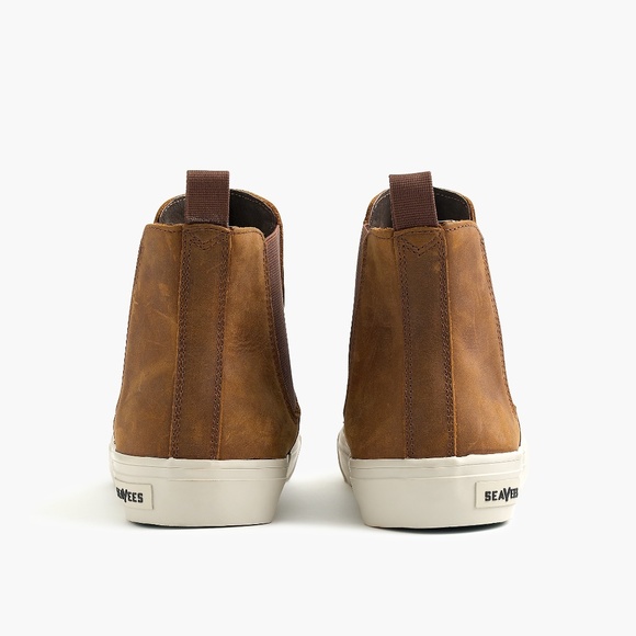 New JCREW X SeaVees Mens Coronado Boots Coco Brown - Picture 3 of 7